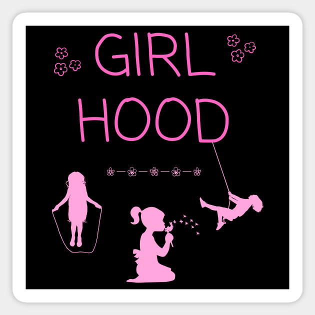 Girlhood - dark colors Sticker by EvolvedandLovingIt